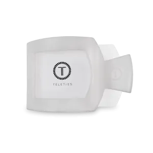 Coconut White Medium Flat Square Clip