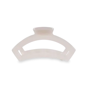 Coconut White Open Medium Teleties Clip