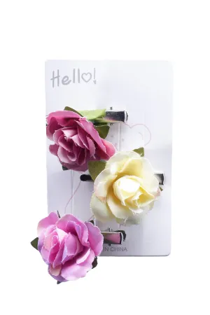Flower Hair Clips
