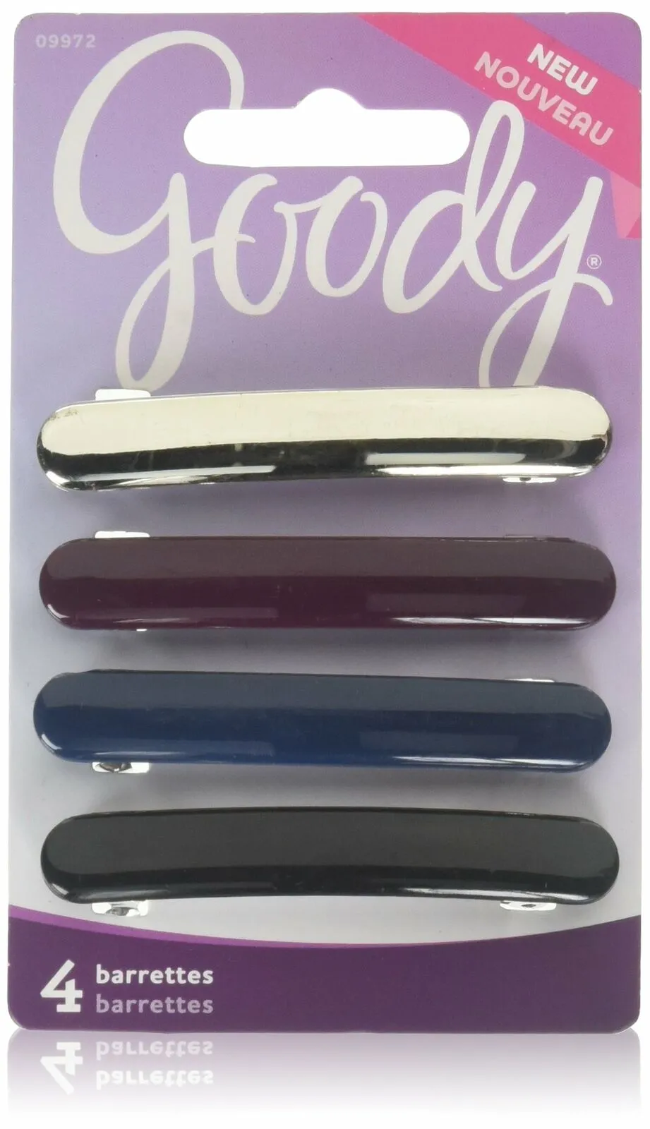 GOODY -  Dark Romance Hair Barrettes - 4 Count