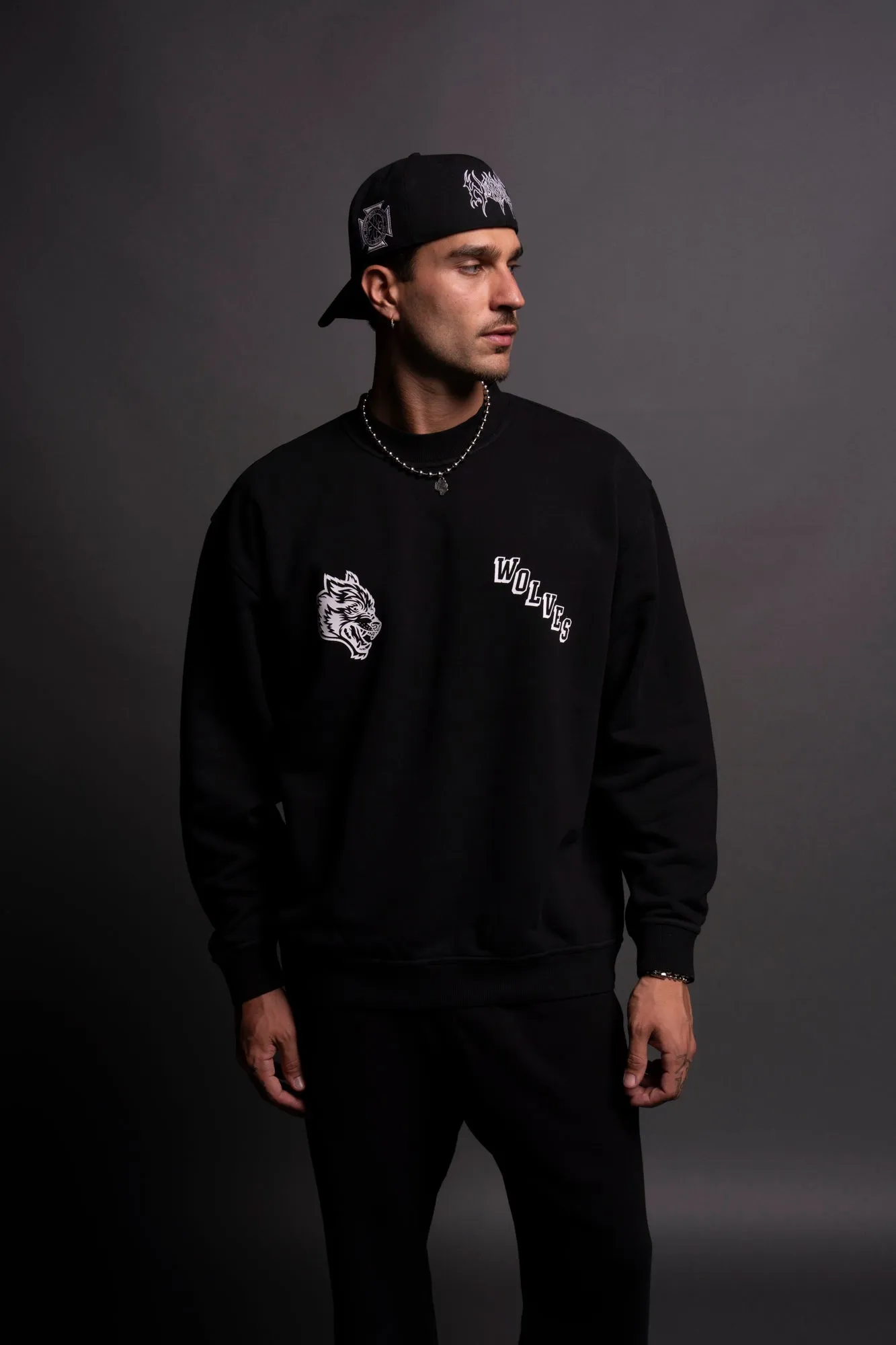 Journey Cornell Crewneck in Black