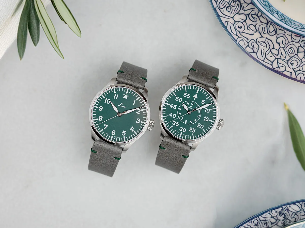 LACO PILOT WATCH BASIC AACHEN GRUN 42 MM AUTOMATIC