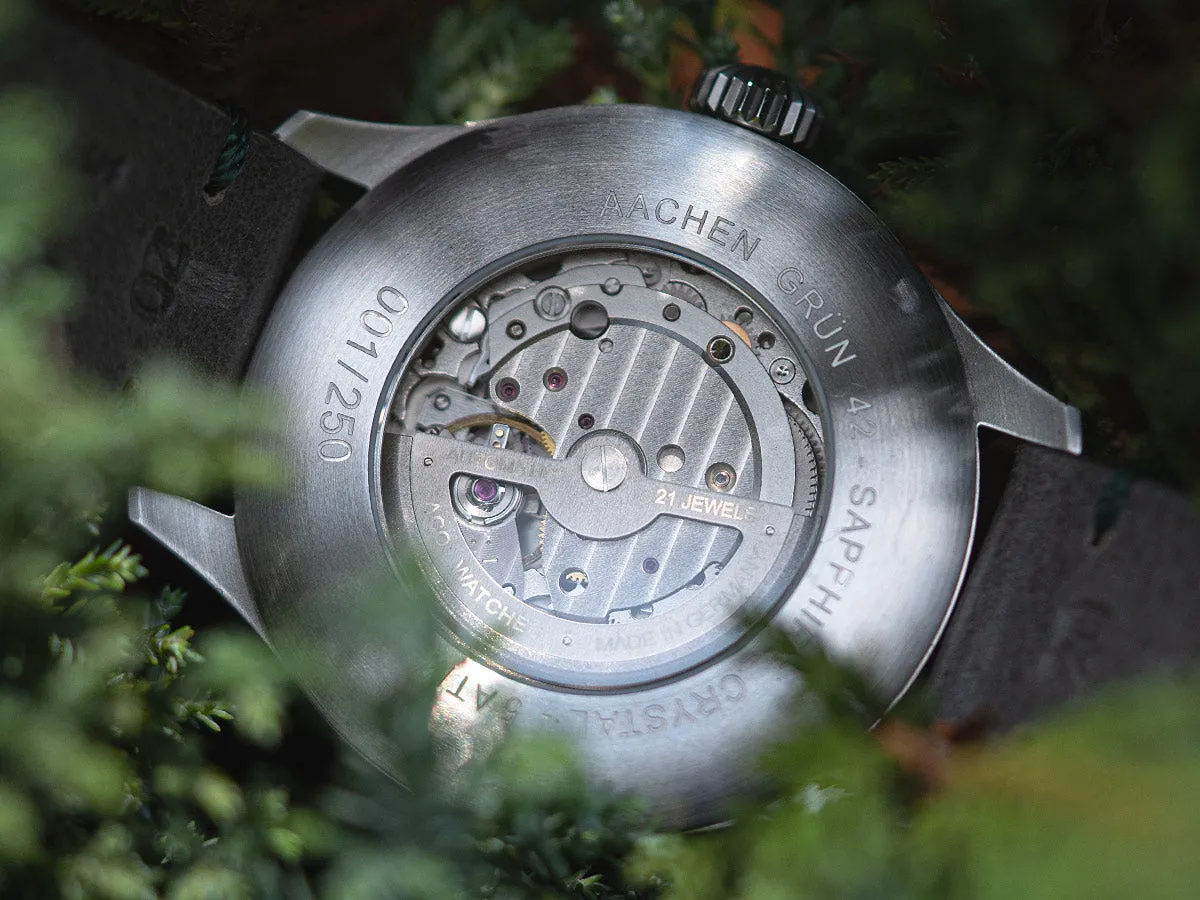 LACO PILOT WATCH BASIC AACHEN GRUN 42 MM AUTOMATIC