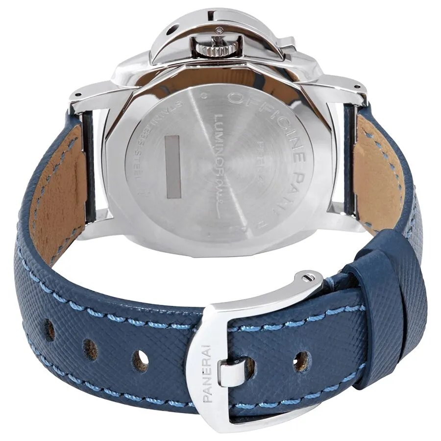 Panerai Luminor Due Ivory Dial Automatic Men's Leather Watch PAM00903