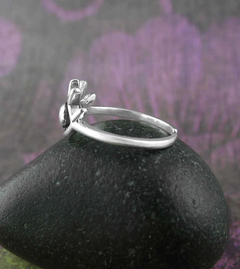 Watchful Evil Eye Toe-Midi-Knuckle Ring, Adjustable